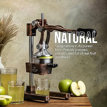 Amazon | Zulay Kitchen鋳鉄オレンジジュース絞り器 - 丈夫でお